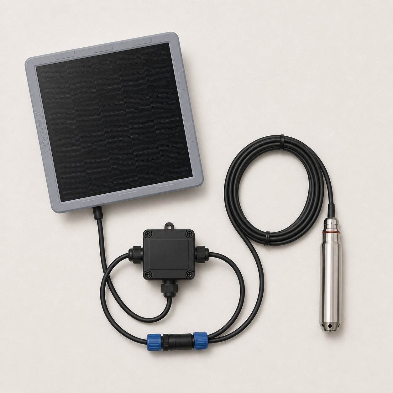 Farm-Mesh level sensor kit with probe and cable
